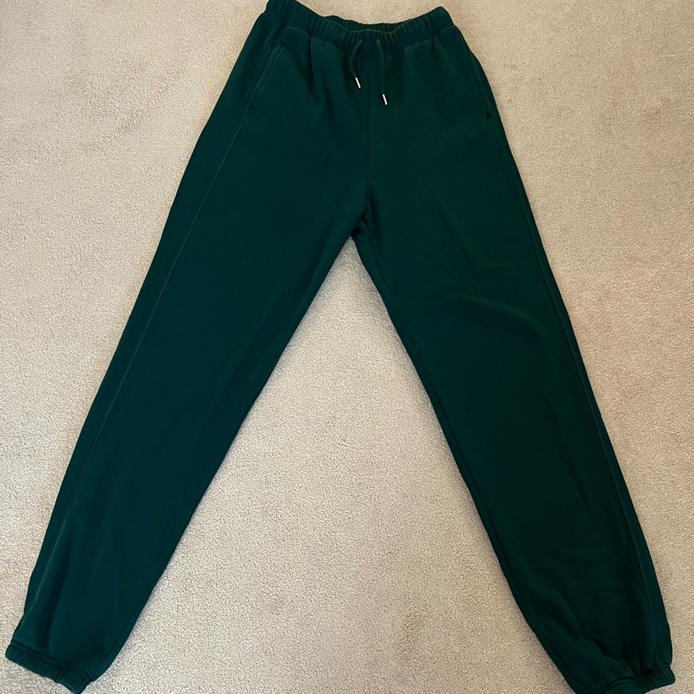 Old Navy Forest Green Fleece-Lined Pants